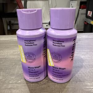 2 Pk Eva NYC Mane Magic 10-In-1 Shampoo 8.8oz Argan Oil & Baobab Seed Strengthen